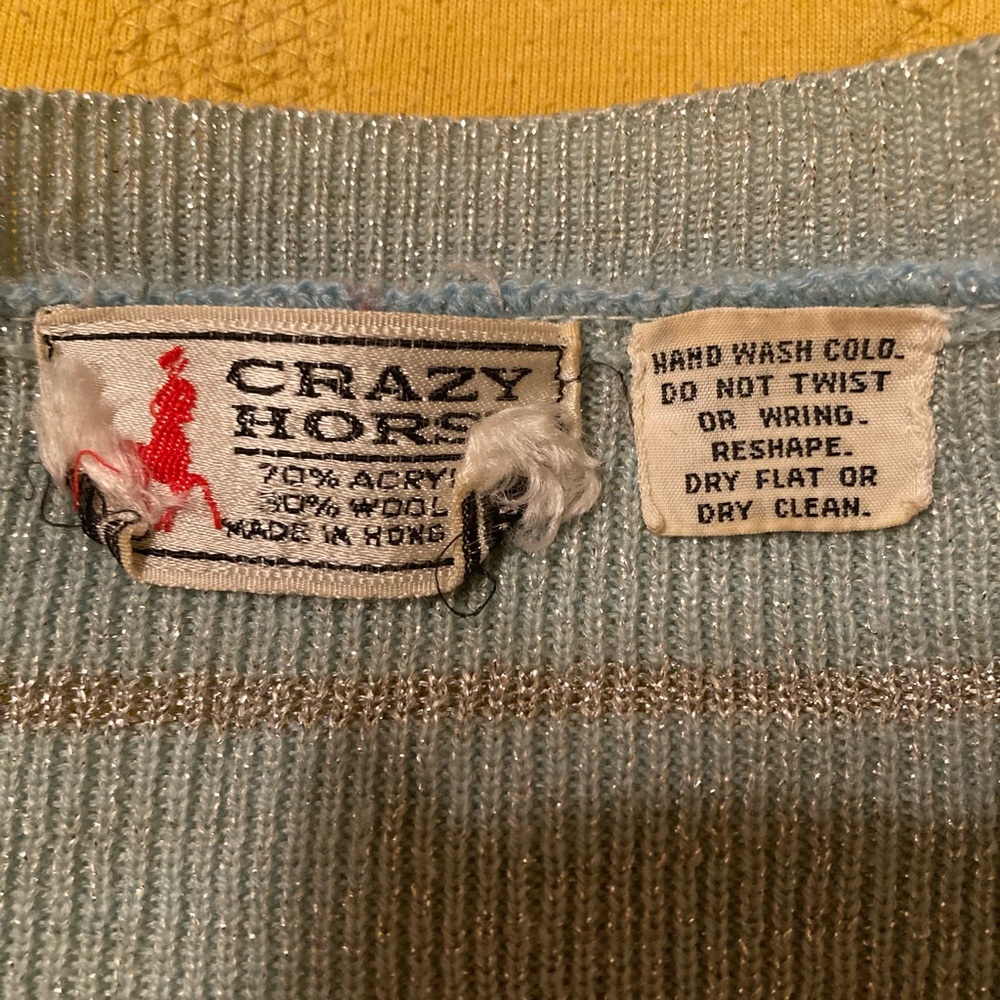 Vintage metallic sweater - Picture 2 of 2